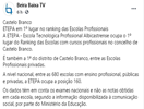 Destaque - Castelo Branco: ETEPA em 1º lugar no ranking das Escolas Profissionais-BBD